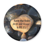 Save the Date Stone Magnet