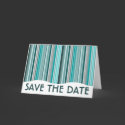 save the date : striped curtain : cards by occasionINVASION save the date : striped curtain : cards