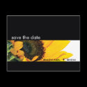 SAVE THE DATE :: sunflower postcards