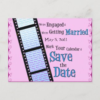 Save the Date Template postcard