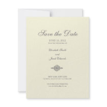 Save the Date // The Elegance Collection Personalized Invites