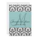 Save The Date Tiffany Wedding Announcement invitation