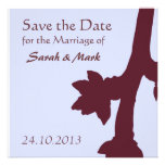 Save the Date Tree Branch Blossom Invite