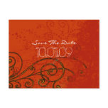 Save the Date- Tree Swirls - Post Cards