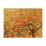 Save the Date- Tree Swirls - Postcards