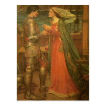 Save the Date! Tristan and Isolde by JW Waterhouse Post Card