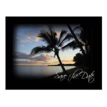 Save the Date - Tropical Post Cards