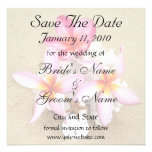Save the Date Tropical Wedding Custom Invitation