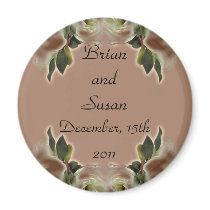 Save the Date Vintage Wedding Magnet Template