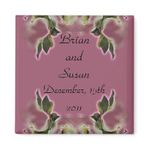Save the Date Vintage Wedding Magnet Template