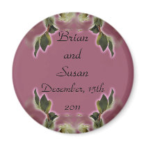 Save the Date Vintage Wedding Magnet Template