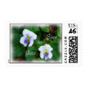 Save the Date, Violet postage by SHimschoot Save the Date, Violet postage
