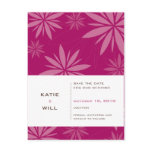 SAVE THE DATE :: vitality fuschia Post Card