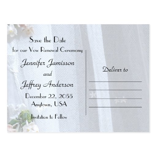 save-the-date-vow-renewal-ceremony-announcement-postcard-zazzle