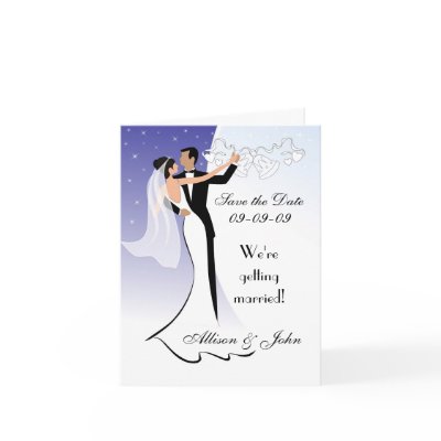Save the Date - Wedding Announcement Card by SquirrelHugger