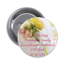 Save The Date Wedding Buttons