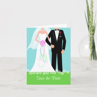 Save the Date Wedding Card card