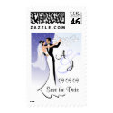 Save the Date Wedding Custom Postage stamp