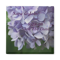 Save The Date Wedding Hydrangea Flower Magnet by SmilinEyesTreasures Save The Date Wedding Hydrangea Flower Magnet