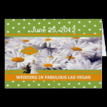 "SAVE THE DATE" Wedding In Fabulous Las Vegas Card cards