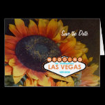 "Save the Date" Wedding In Las Vegas Card cards