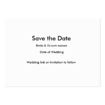 Save the Date Wedding in Las Vegas Chubby Cards business cards