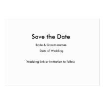 Save the Date Wedding in Las Vegas Chubby Cards business cards