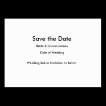 Save the Date Wedding in Las Vegas Chubby Cards profile cards