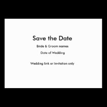 Save the Date Wedding in Las Vegas Chubby Cards profile cards
