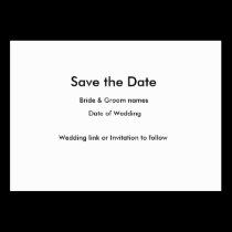Save the Date Wedding in Las Vegas Chubby Cards profile cards
