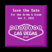 Save the Date Wedding In Las Vegas Magnet magnets