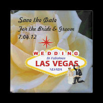 Save the Date Wedding In Las Vegas Magnet magnets