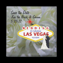 Save the Date Wedding In Las Vegas Magnet magnets
