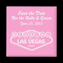 Save the Date Wedding In Las Vegas Magnet magnets