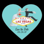 Save the Date Wedding In Las Vegas Sticker stickers