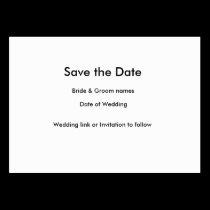 Save the Date "Wedding in Vegas" Chubby Cards profile cards