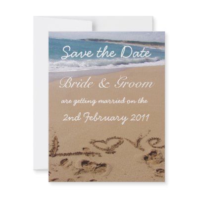 Save the Date Wedding Invitation