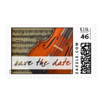 Save the Date Wedding Invitation Postage Stamp