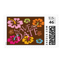 Save the Date Wedding Invitation Postage Stamp