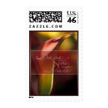 Save the Date Wedding Invitation Postage Stamp