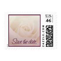 Save the Date Wedding Invitation Postage Stamp