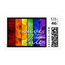 Save the Date Wedding Invitation Postage Stamp
