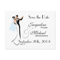 Save the Date Wedding Invitation Postcard