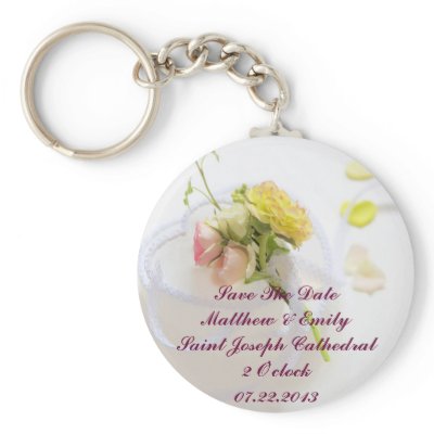Save The Date Wedding Key Chains
