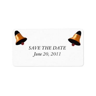 Save The Date Wedding Label