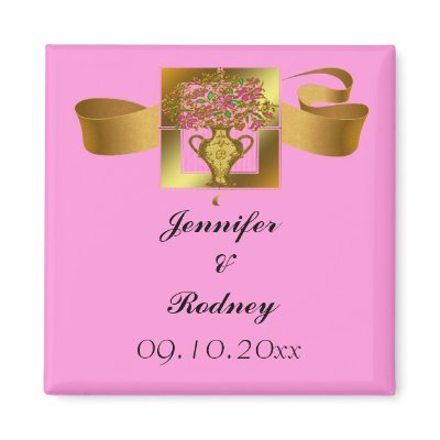 Save The Date Wedding Magnet