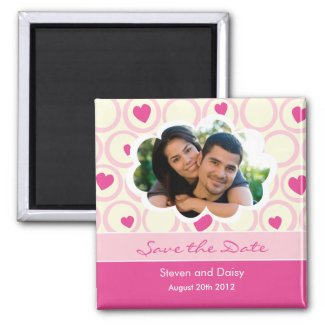 Save the Date Wedding Magnet magnet