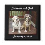 Save the Date Wedding Magnet