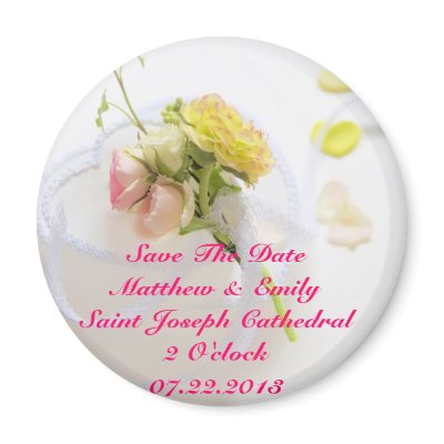 Save The Date Wedding Magnets