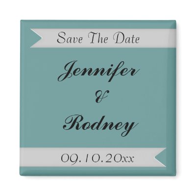 Save The Date Wedding Magnet